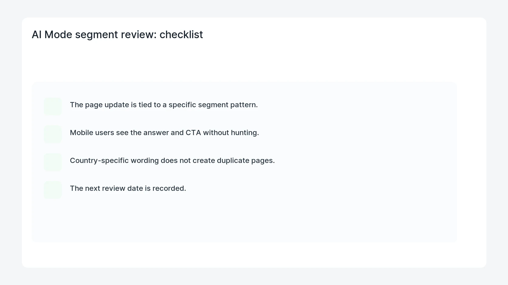AI Mode segment review for Search Console AI Mode Country and Device Analysis